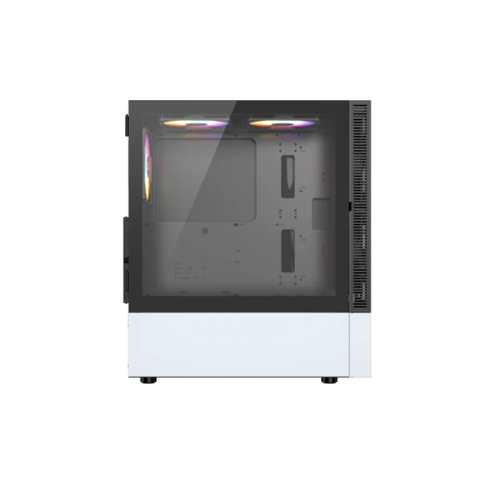 Корпус MidiTower XYZ AIRONE 2G Black/White (w/o PSU, Side TG, Integrated A-RGB Fans, X-CS-AIRONE2G-BW)