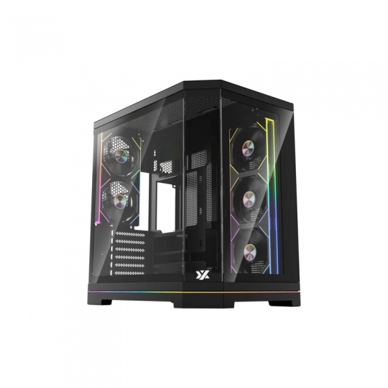 Корпус MidiTower XYZ NEUTRON X Black (w/o PSU, Side TG, Integrated A-RGB Fans, X-CS-NEUTRONX-B) Корпус MidiTower XYZ NEUTRON X Black (w/o PSU, Side TG, Integrated A-RGB Fans, X-CS-NEUTRONX-B)