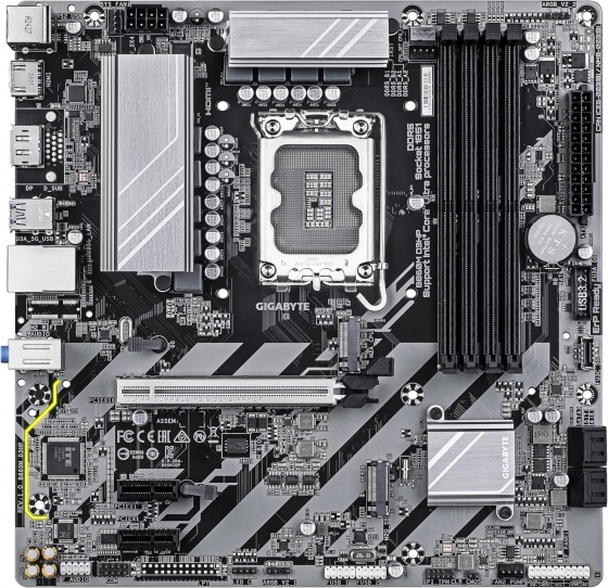 Мат. плата Gigabyte B860M D3HP (S-1851, B860, HDMI, DP, 4DDR5, 2xM.2, PCIe 5.0, GbE LAN)
