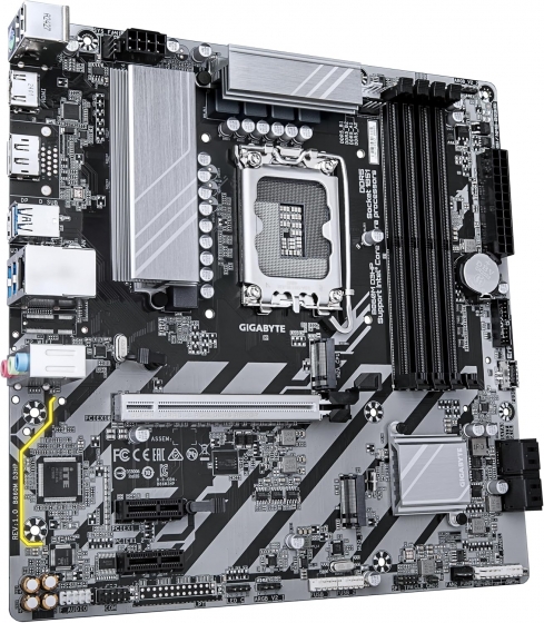 Мат. плата Gigabyte B860M D3HP (S-1851, B860, HDMI, DP, 4DDR5, 2xM.2, PCIe 5.0, GbE LAN)