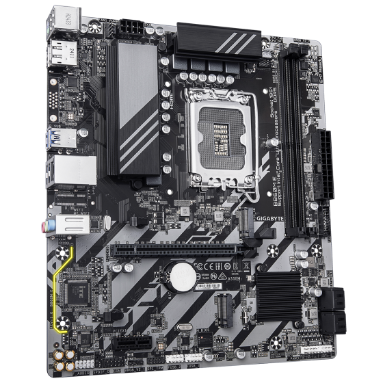 Мат. плата Gigabyte B860M E (S-1851, B860, HDMI, DP, 2DDR5, 2xM.2, PCIe 4.0, GbE LAN) Мат. плата Gigabyte B860M E (S-1851, B860, HDMI, DP, 2DDR5, 2xM.2, PCIe 4.0, GbE LAN)