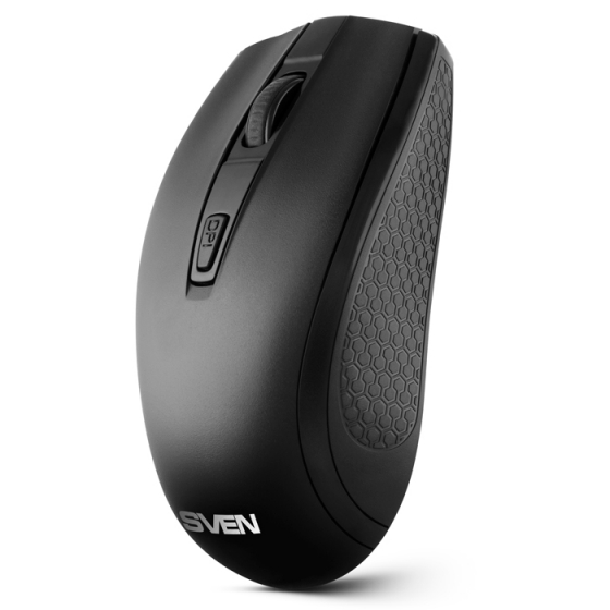 Мышь беспроводная SVEN RX-220W (3+1 keys, 800-1600 DPI, Black)
