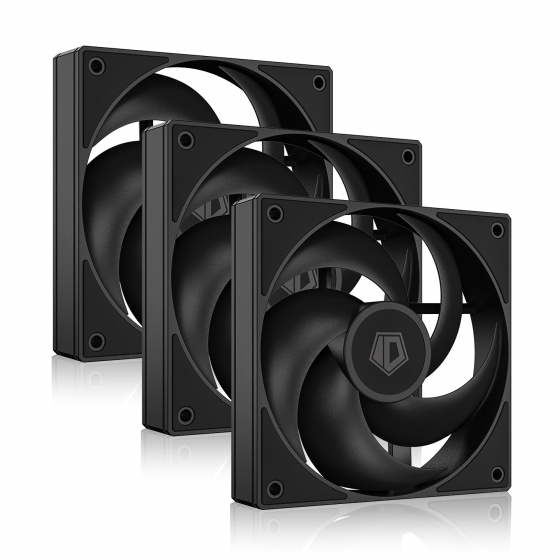 Кулер вентилятор для корпуса ID-Cooling AS-120-K (120mm, Black)