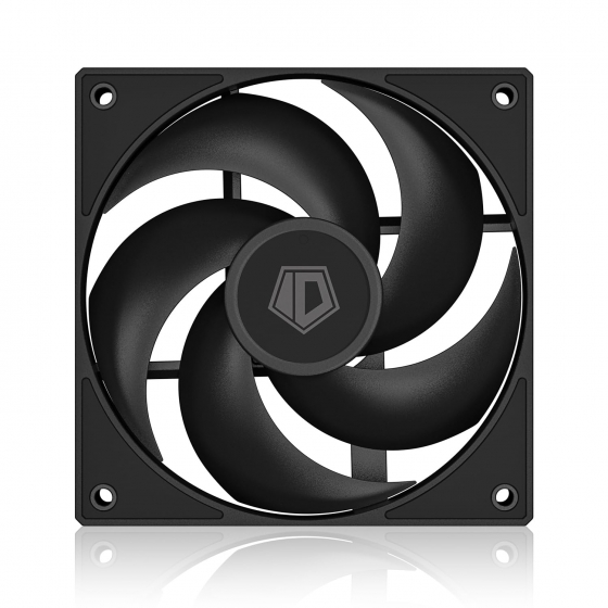 Кулер вентилятор для корпуса ID-Cooling AS-120-K (120mm, Black)