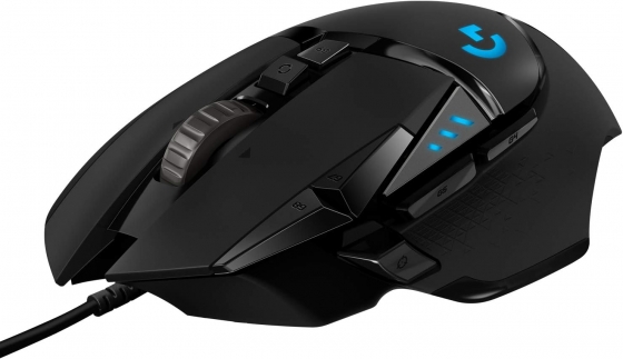 Мышь Logitech G502 Hero (Gaming, USB, Black, 910-005471)