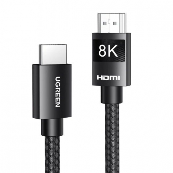Кабель Ugreen 80404 HDMI-HDMI V2.1 (8K60Hz, 2m, Black)
