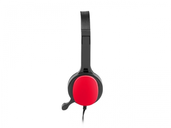 Наушники с микрофоном uGo USL-1222 (With Microphone, Black-Red)