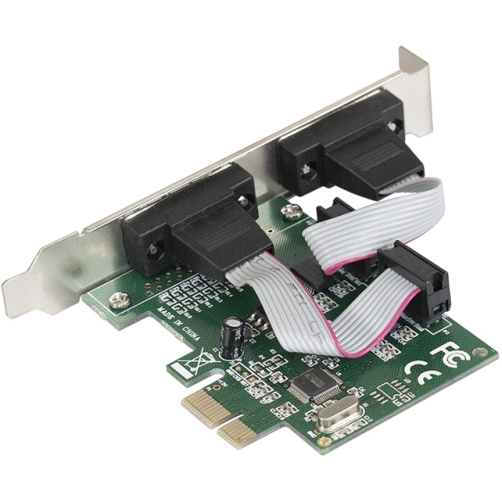 Контроллер ExeGate EXE-307 (PCI-E, 2xCOM DB9)