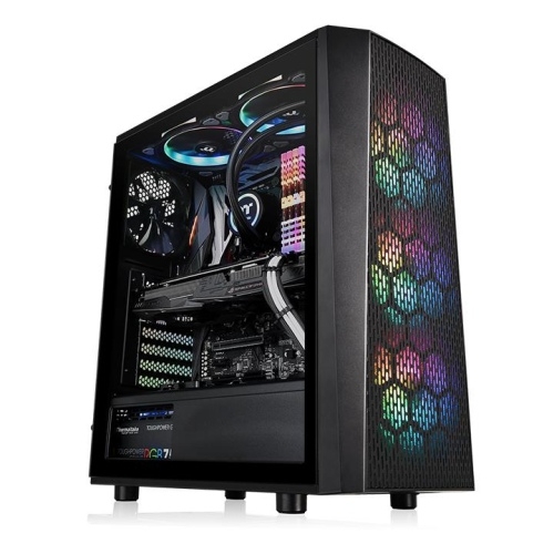 Корпус MidiTower ThermalTake Versa J24 TG RGB Black w/o (MidiATX, Window) Корпус MidiTower ThermalTake Versa J24 TG RGB Black w/o (MidiATX, Window)