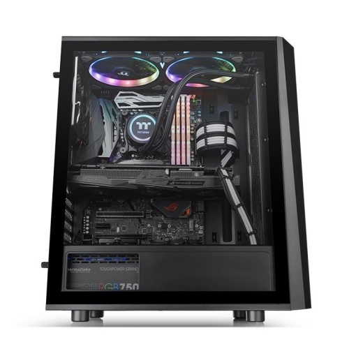 Корпус MidiTower ThermalTake Versa J24 TG RGB Black w/o (MidiATX, Window) Корпус MidiTower ThermalTake Versa J24 TG RGB Black w/o (MidiATX, Window)