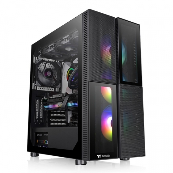 Корпус MidiTower ThermalTake Versa J26 TG ARGB Black w/o (MidiATX, Window) Корпус MidiTower ThermalTake Versa J26 TG ARGB Black w/o (MidiATX, Window)