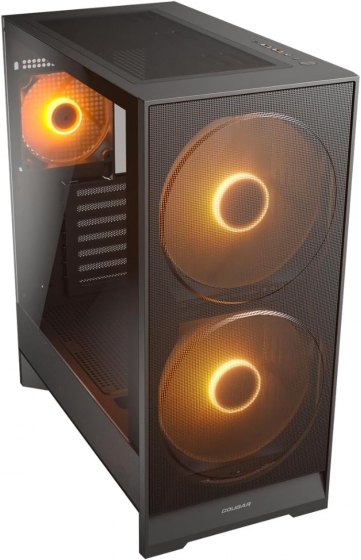 Корпус MidiTower Cougar Airface 180 ARGB Black (w/o PSU, MidiATX) Корпус MidiTower Cougar Airface 180 ARGB Black (w/o PSU, MidiATX)