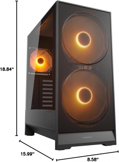 Корпус MidiTower Cougar Airface 180 ARGB Black (w/o PSU, MidiATX) Корпус MidiTower Cougar Airface 180 ARGB Black (w/o PSU, MidiATX)