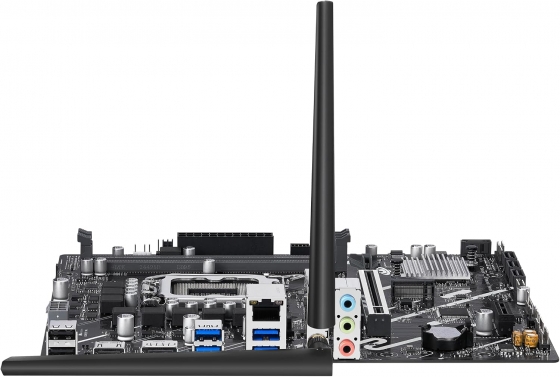 Мат. плата ASUS B760M-F WiFi DDR5 (S-1700, B760, DP, HDMI, 2xPCI-E, 2xDDR5, 2xM.2, SATAIII RAID, SATA3, GbLAN)