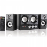 Колонки CrownMicro 2.1 CMBS-161 (Bluetooth, 16W, FM, CardReader, Remote, MDF)