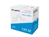 Кабель LANBERG LCF5-10CC-0305-S FTP SOLID GRAY CABLE, CCA, Cat.5, 100MHz, 305M