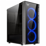 Корпус MidiTower CrownMicro CMC-GS10B black (mATX, w/o)