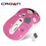 Мышь беспроводная CrownMicro CMM-928W (USB, Bear)