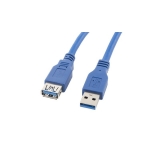 Удлинитель LANBERG CA-US3E-10CC-0030-B CABLE USB 3.0 AM-AF BLUE 3M