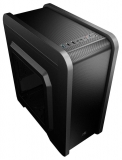 Корпус MidiTower Aerocool QS-240 w/o black (MidiATX)