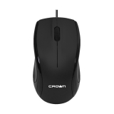 Мышь CrownMicro CMM-31 (3button, 1000dpi, Black, USB)