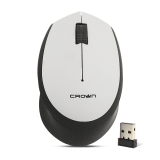 Мышь беспроводная CrownMicro CMM-937W (USB, Black/Gray)