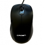 Мышь CrownMicro CMM-501 Silent (3button, 1000dpi, Black, USB)