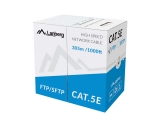 Кабель LANBERG LCF5-10CC-0305-S FTP SOLID GRAY CABLE, CCA, Cat.5, 100MHz