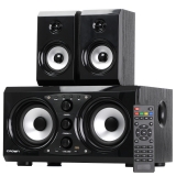 Колонки CrownMicro 2.1 CMBS-620 (Bluetooth, 62W, CardReader, Remote, MDF)
