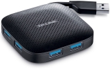 Коммуникатор USB-HUB TP-Link UH400 (4port, USB 3.0, Black)