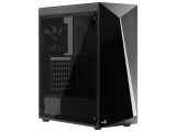 Корпус MidiTower Aerocool SHARD w/o black (MidiATX, WINDOW, RGB, Dustfilter)