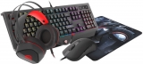 Клавиатура+Мышь+Наушники+Коврик Genesis NCG-1469 (Cobalt 330, RGB, Black, USB)