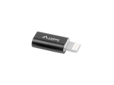 Адаптер LANBERG AD-LM-UM-02 MICRO USB 2.0 TYPE-A(F)->TYPE-LIGHTNING(M) (Black)