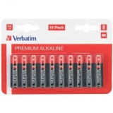 Батарейка Verbatim LR06 AA (Alkaline, 10pcs Blister)