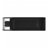 Флешка USB 32GB Kingston DataTraveler 70 (USB-C, Black)