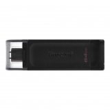 Флешка USB 64GB Kingston DataTraveler 70 (USB-C, Black)