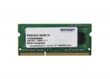 Модуль памяти SODIMM 2GB DDR3 PATRIOT PSD32G160081S (PC12800, 1600MHz)