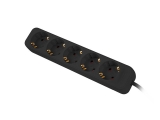 Сетевой фильтр LANBERG PS0-05F-0150-BK (5 SOCKETS 1.5M, SCHUKO, BLACK)