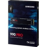 Накопитель SSD M.2 1TB SAMSUNG MZ-V9P1T0BW 990 PRO (M.2 2280, PCI-E x 4, Reading 7450 MB/s, Writing 6900 Mb/s)