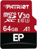 Карта памяти Micro SD Card PATRIOT 64GB PEF64GEPMCSXC10 EP Pro U3 ORG BLK (Class 10)