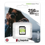 Карта памяти SD Card Kingston 256GB Canvas Select Plus (SDXC, UHS-I, Class 10)