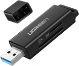 Карт-ридер Ugreen 40752 (USB 3.0, TF/SD, 95MB/s, Black)