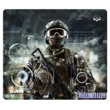 Коврик для мыши SVEN MP-G01S Soldier (Gaming, 230x200x2mm)