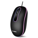 Мышь SVEN RX-90 (1000 DPI, USB, Black)