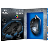 Мышь SVEN RX-G975 Gaming (9+1 keys, 10000DPI, RGB)
