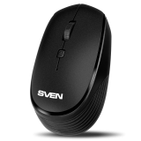 Мышь беспроводная SVEN RX-210W (3+1 keys, 1400DPI, Black)
