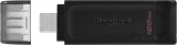 Флешка USB 128GB Kingston DataTraveler 70 (USB-C, Black)