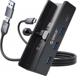 Коммуникатор USB-HUB Orico BT2U3-10AB-EU-GY-BP (Aluminum + Plastic, USB 3.0 Type-A to 10xUSB 3.0 Type-A Ports w/ switches)