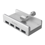 Коммуникатор USB-HUB Orico MH4PU-SV-BP (Aluminum Alloy, USB 3.0 Type-A to 4xUSB 3.0 Type-A Ports)