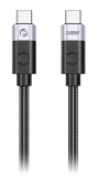 Кабель Orico CC240-40-15-BK-BP (USB 4.0 Type-C to Type-C, up to 240W, up to 40Gbps?, 1x8K@60Hz or 2x4K@60Hz, 1.5m)